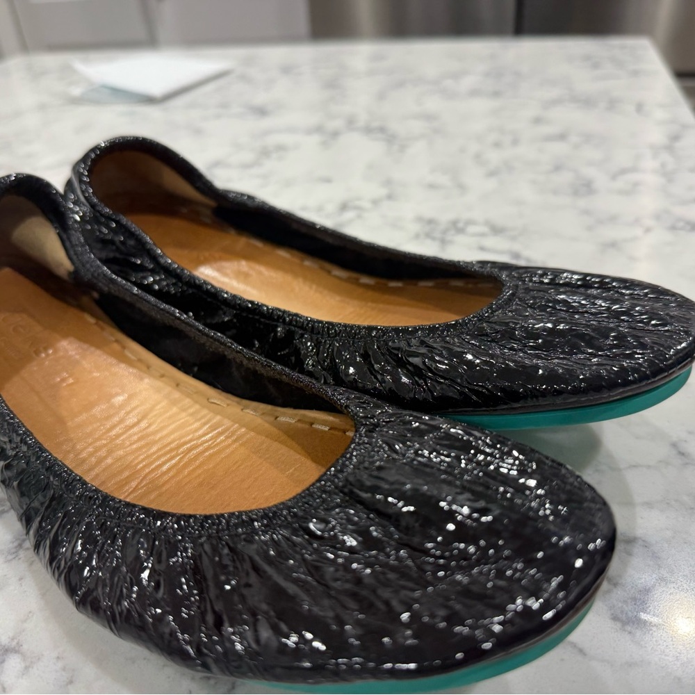 Black Patent Leather Ballet Flats